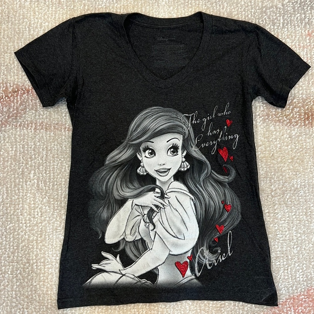 Used Disney Store Ariel T-Shirt XS